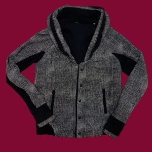 Lululemon To Class Sweater Jacket Button Up Cardigan w Thumbholes 10 Yoga Casual